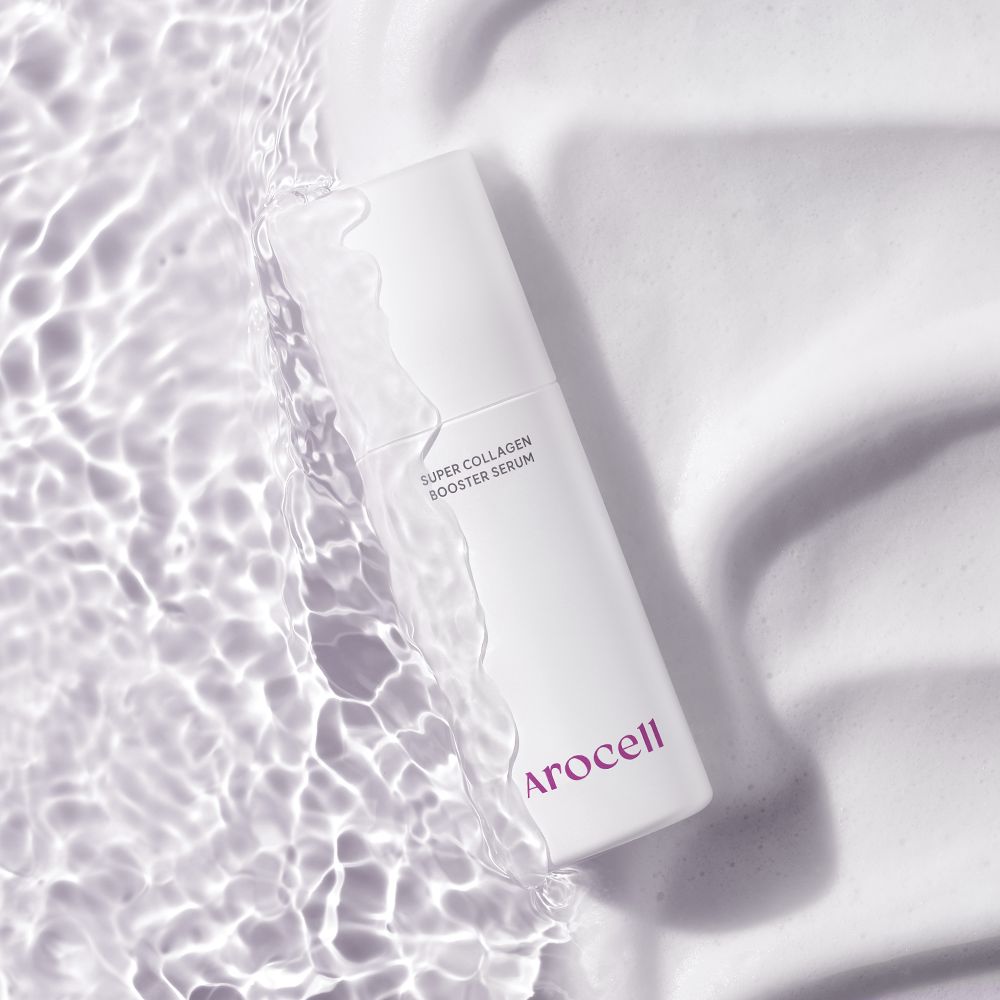 AROCELL Super Collagen Booster Bubble Serum 70ml–Korean Face Serum Anti Aging Collagen Peptide, Firming Hydrating Wrinkle Care, Elasticity Boosting, Pore Minimizing, Lightweight Non Sticky Essence