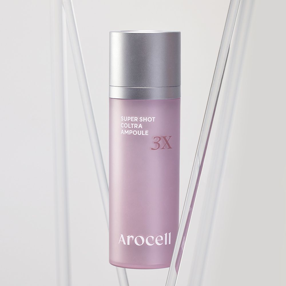 AROCELL Super Shot Coltra 3X Collagen -300,000 Micro Shot Spicule for Deep skin Absorption. Improves Elasticity Hydration- Anti-Aging