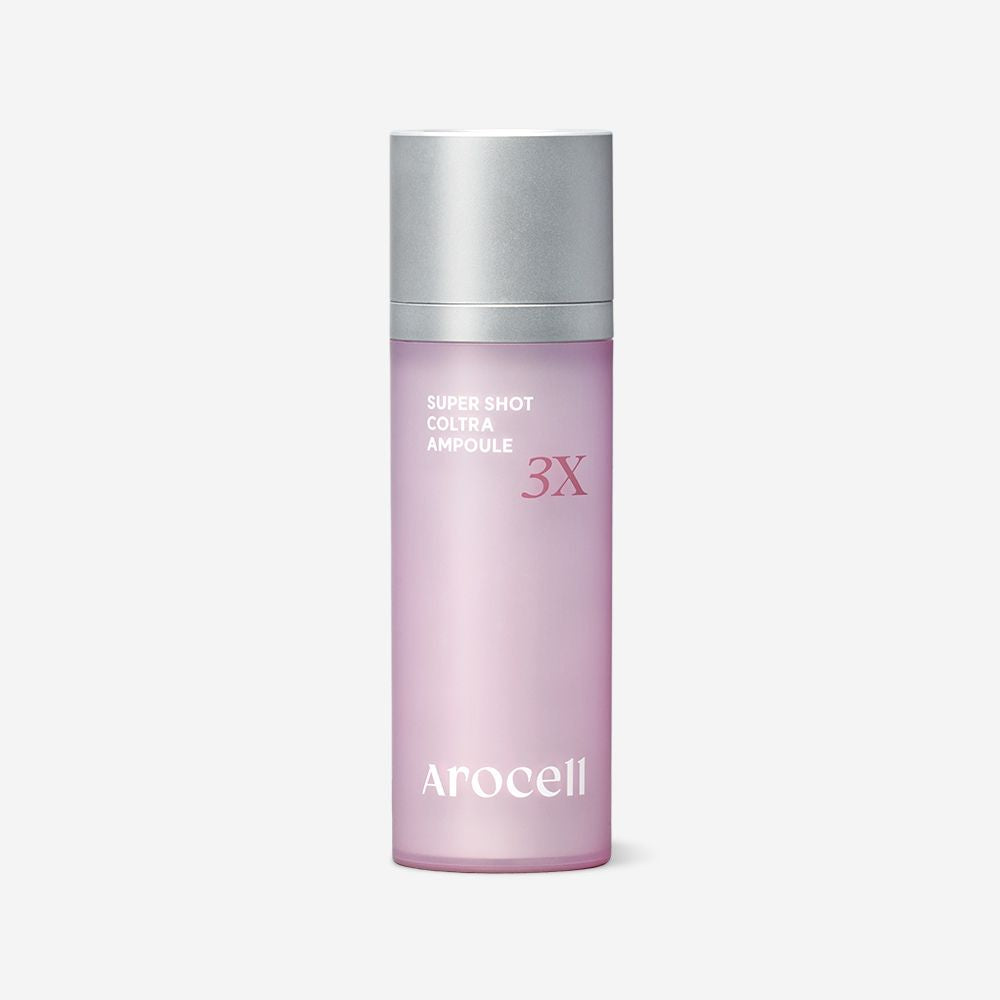 AROCELL Super Shot Coltra 3X Collagen -300,000 Micro Shot Spicule for Deep skin Absorption. Improves Elasticity Hydration- Anti-Aging