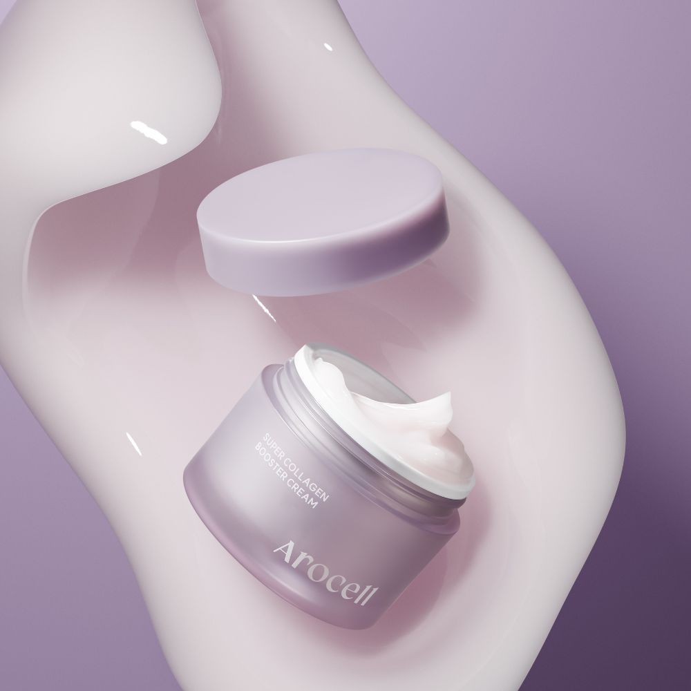 AROCELL SUPER COLLAGEN BOOSTER CREAM 50g- Collagen, Hyaluronic Acid, Amino Acids, 3 growth factors