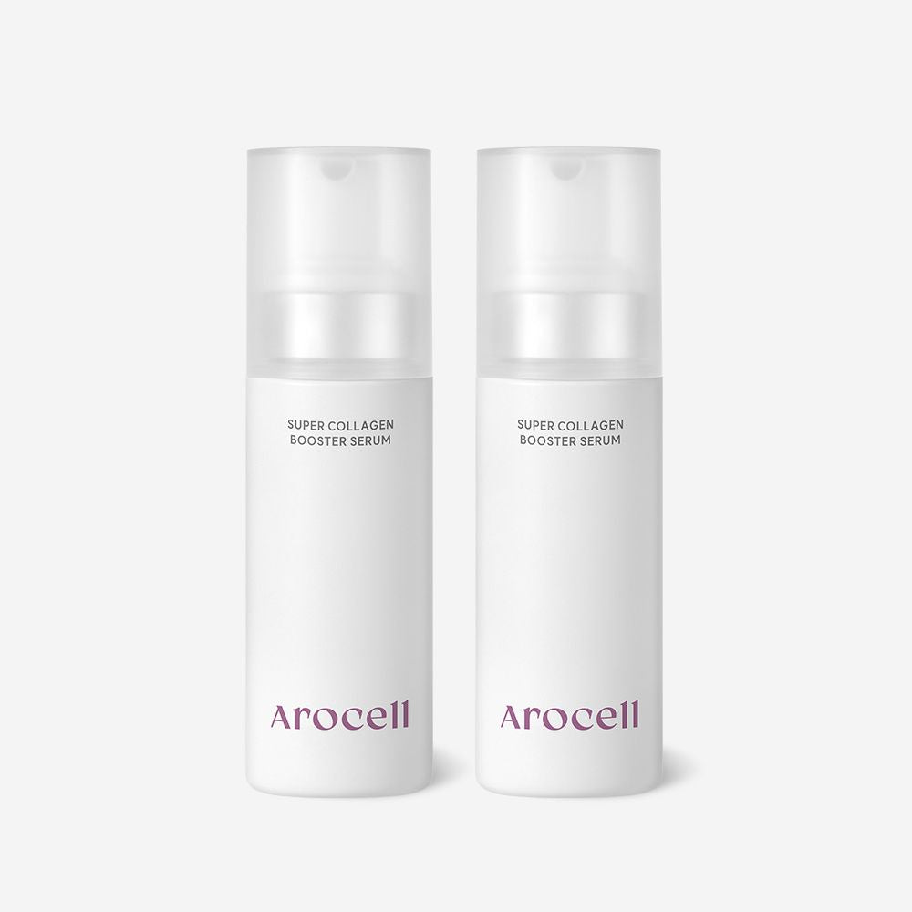 AROCELL Super Collagen Booster Bubble Serum 70ml–Korean Face Serum Anti Aging Collagen Peptide, Firming Hydrating Wrinkle Care, Elasticity Boosting, Pore Minimizing, Lightweight Non Sticky Essence