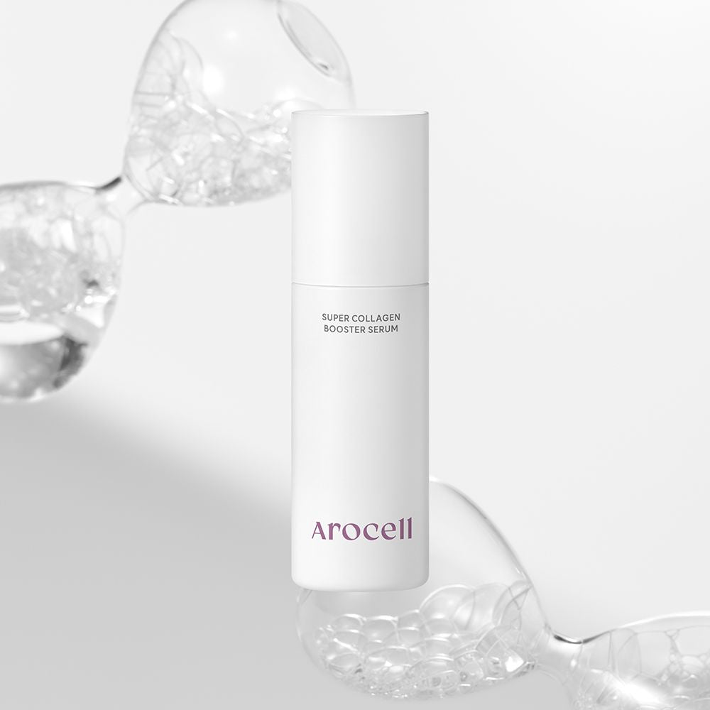 AROCELL Super Collagen Booster Bubble Serum 70ml–Korean Face Serum Anti Aging Collagen Peptide, Firming Hydrating Wrinkle Care, Elasticity Boosting, Pore Minimizing, Lightweight Non Sticky Essence