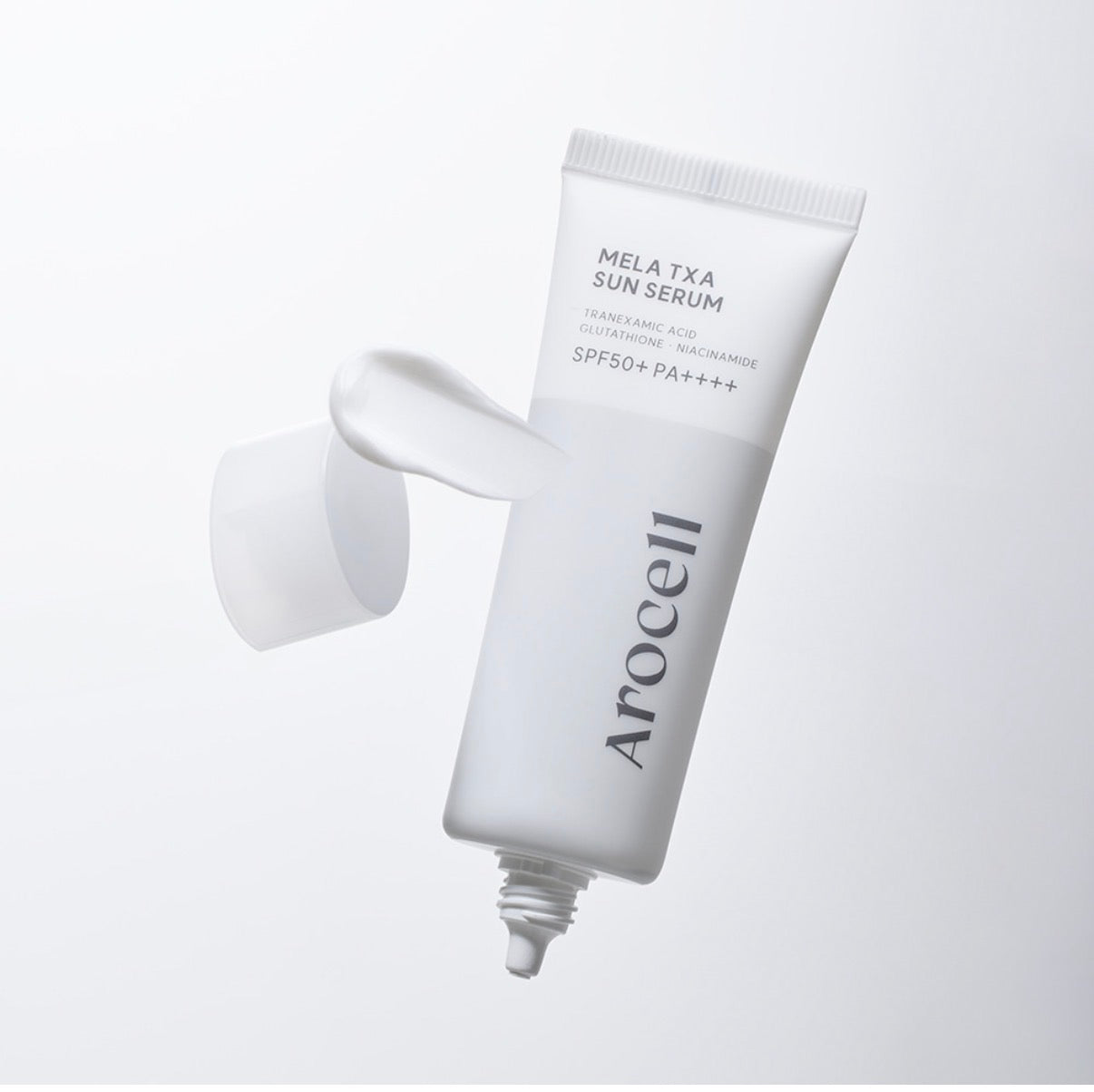 Sun Screen  Melta TXA serum. 24HRS Melasma defense. Niacinamide, PA++++, SPF 50. Dark spot blocking. Light yet powerful on Melasma