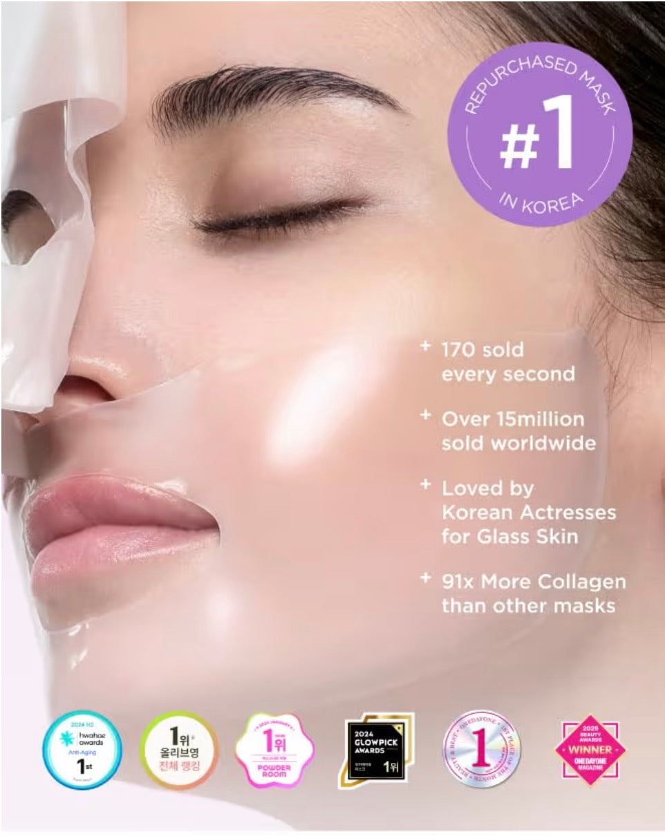Collagen Mask EX Deep Hydration- GLOW-Ultra High Collagen Hydration