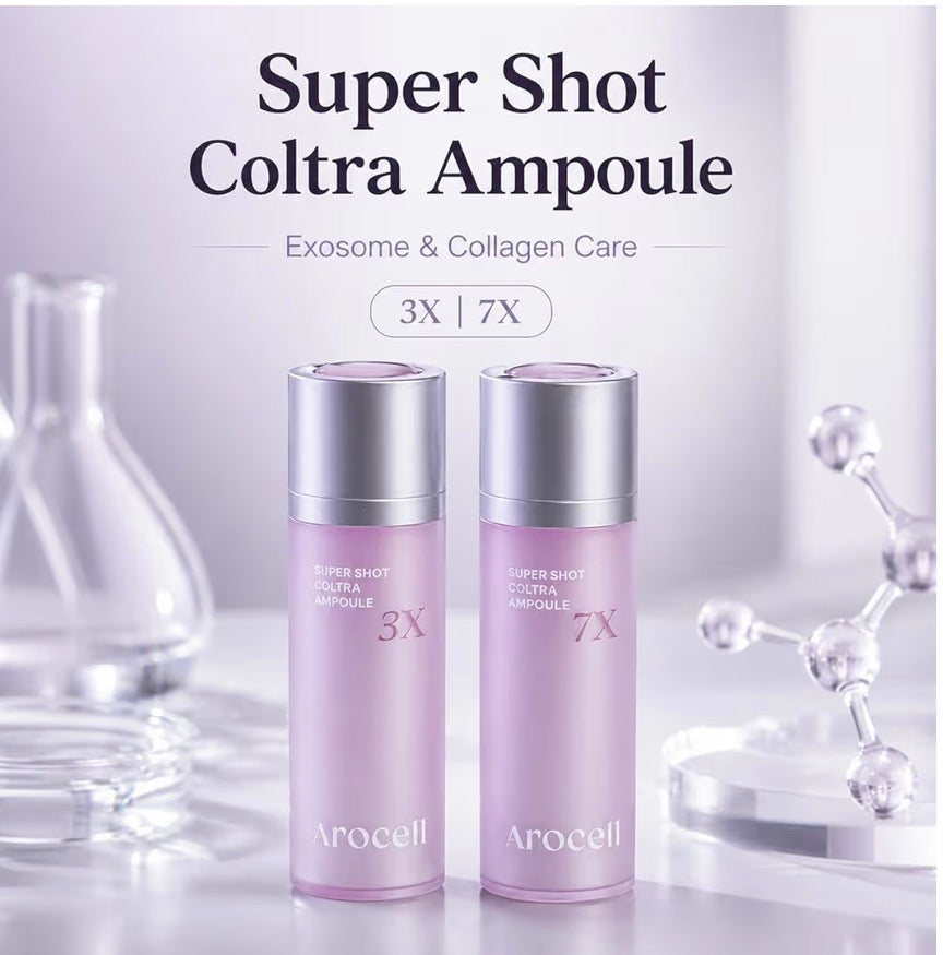 AROCELL Super Coltra 7X-Micro- Needle Shots -700,000 Micro- Spicules Needle Like for Deep Skin Penetration for Elasticity- Hydration-Anti-Aging