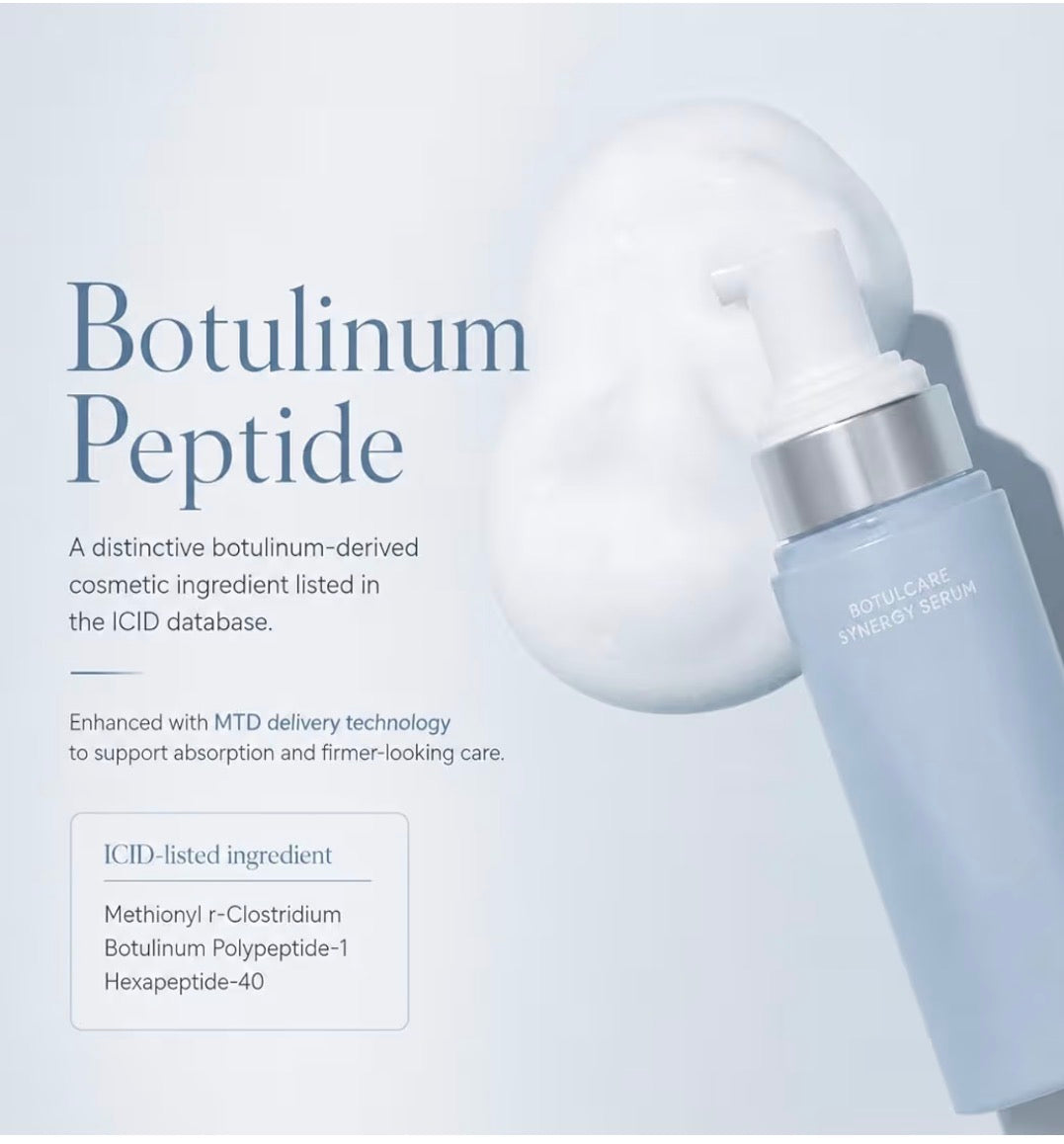 AROCELL Botulcare Synergy Bubble Serum 70ml – Korean Face Serum Anti Aging with Botox-Like Formula. Collagen, Peptide, Firming Hydrating Wrinkle Care, Elasticity Boosting, Pore Minimizing, Lightweight Non Sticky Daily Skincare