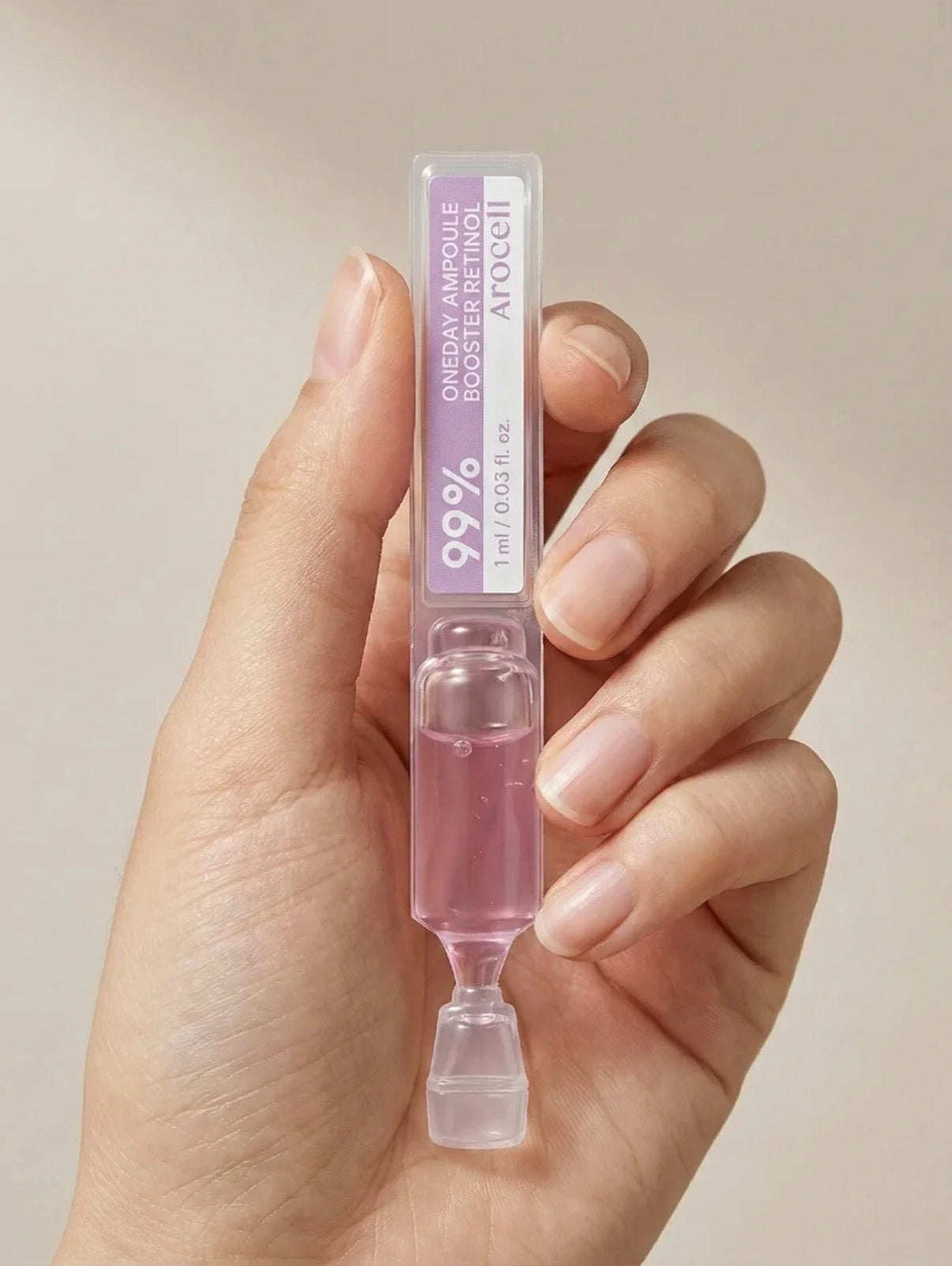 Retinol 99% Ampoule Booster. 99% High-Purity Retinol Intensive Firming Ampoule Achieve a high-density firming and plumping routine with just  one drop!